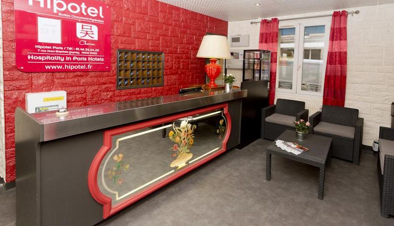 Hipotel Paris Buttes Chaumont Pyrenees