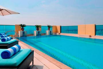 Отель Marriott Executive Apartments Al Jaddaf ОАЭ, Бур Дубай, фото 3