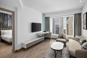 Отель Residence Inn Sheikh Zayed Road, Dubai ОАЭ, Бур Дубай, фото 30