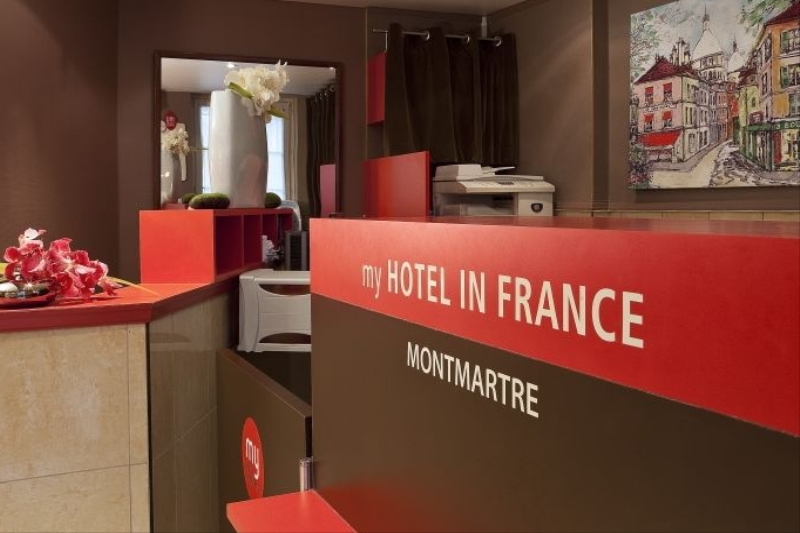 My hotel in France Montmartre