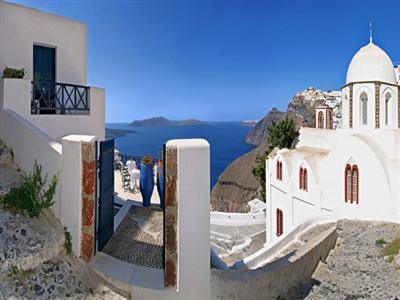 Santorini Reflexions Volcano